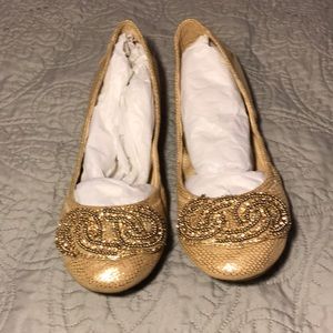 Gold Antonio Melani Flats